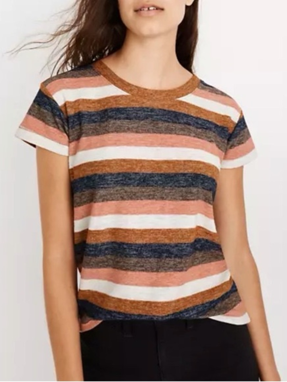 Madewell stripe t shirt XS